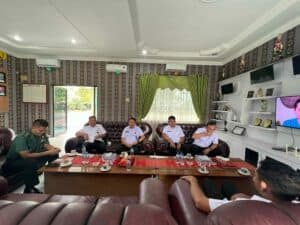 Kepala Badan Narkotika Kabupaten Labuhanbatu Utara Melakukan Kunjungan Kerja Ke Kodim 02/09 Labuhanbatu