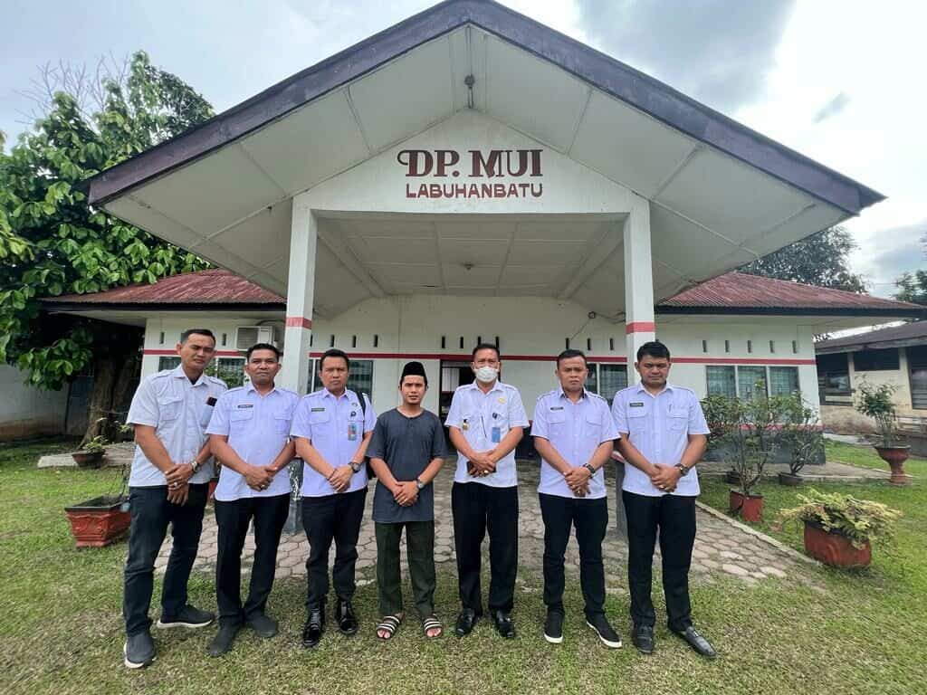 Kepala BNN Kabupaten Labuhanbatu Utara Melalukan Kunjungan Kerja Ke Majelis Ulama Indonesia ( MUI ) Labuhanbatu
