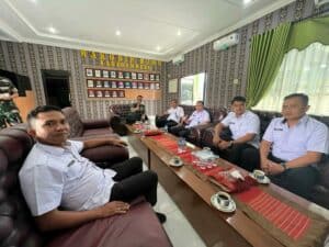 Kepala Badan Narkotika Kabupaten Labuhanbatu Utara Melakukan Kunjungan Kerja Ke Kodim 02/09 Labuhanbatu