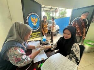 BNNK LABUHANBATU UTARA MERAYAKAN PASKAH HANI DENGAN AKSI DONOR DARAH